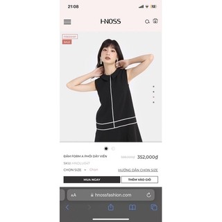 Đầm h.n.o.s.s size s, l màu đen