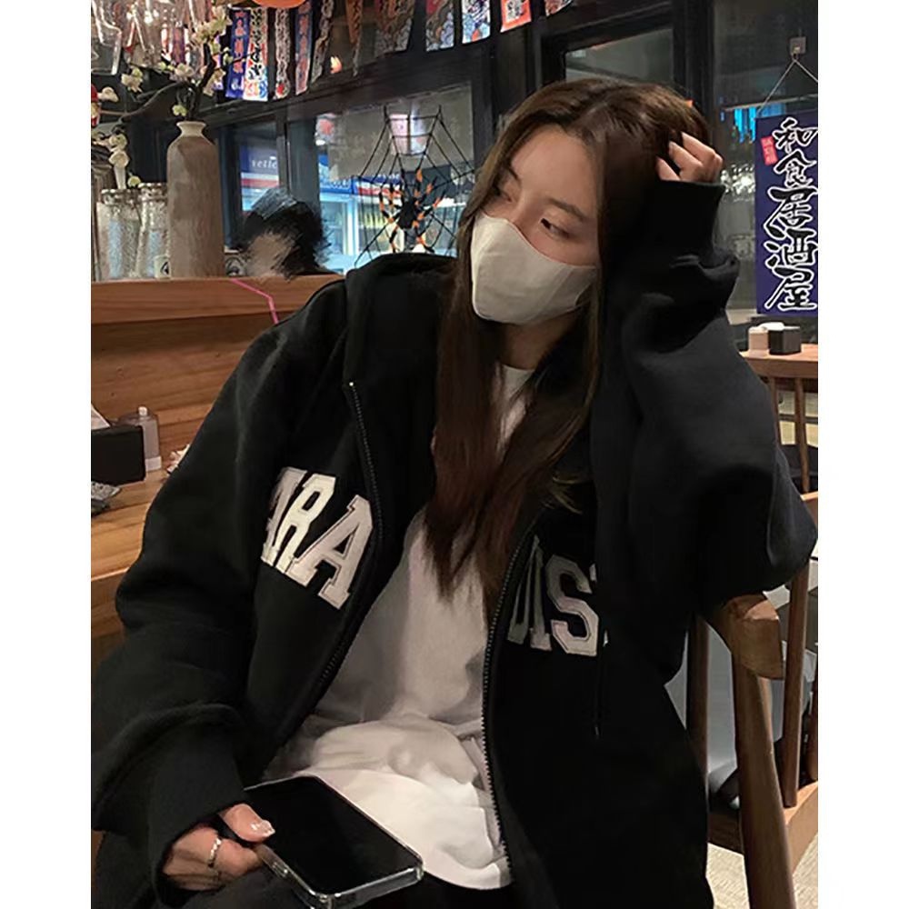 Hana hoodie áo hoodie áo khoác hoodie nữ Thời Trang Thường Ngày Hàn Quốc 2023 NEW DE2806