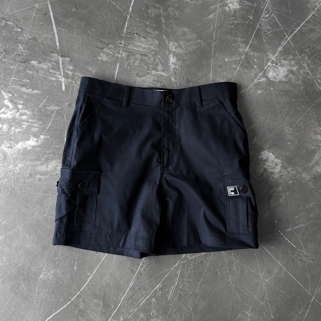 Quần short kaki túi hộp unisex nam nữ V2 cargo short