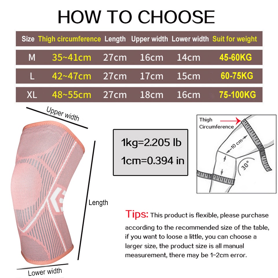 Đệm Đầu Gối Hỗ Trợ Giảm Đau Khớp Khi Chơi Thể Thao Dành Cho Nam Và Nữ