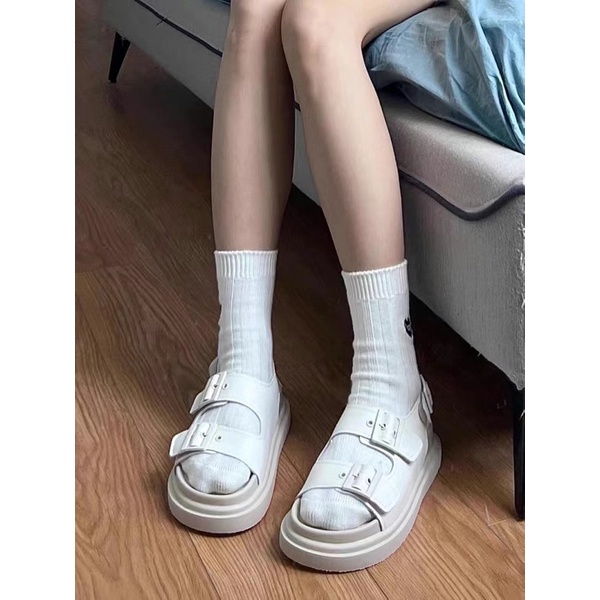 Sandal Đế Cao hai màu Cá Tính Ulzzang hottrend