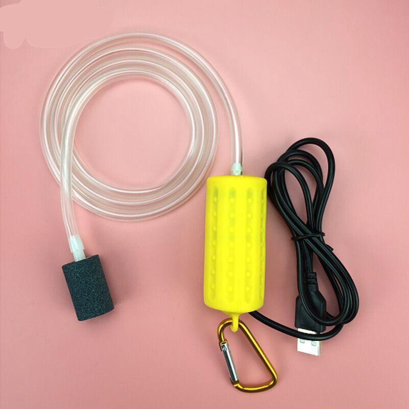 Máy Sủi Oxy USB Mini Siêu Êm Nhiều Màu - Tiện Lợi Đa Chức Năng Cổng Sạc 5v 1 Vòi
