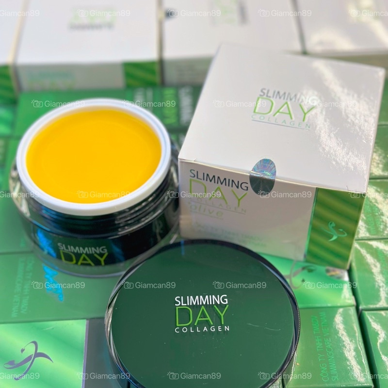 Kem tan mỡ bụng slimming day colagen