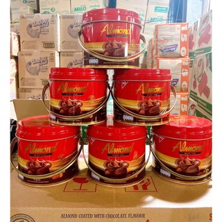 Kẹo socola hạnh nhân Almond Thái Lan dạng hộp thiếc