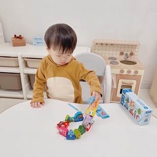 [3 chủ đề] Trò Chơi Xâu Hạt Gỗ Cho Bé hãng Mideer