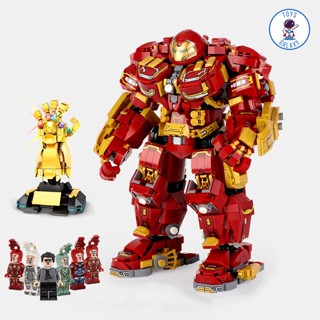 Đồ Chơi Lắp Ráp Mô Hình HulkBuster Iron Man MK44 Găng Tay Vô Cực Robot Người Sắt Steel Mecha LY76066