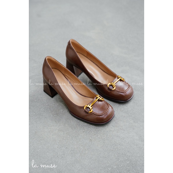 La Muse - Giày loafer cao gót Cruz