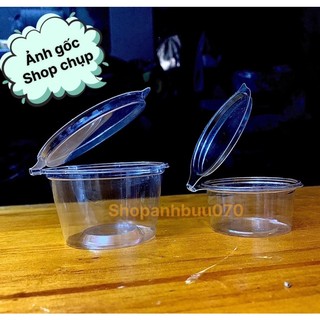 Set 10 cái -lốc 50 hộp trong đính kèm nắp đựng panna cotta, rau câu,nước sốt,…