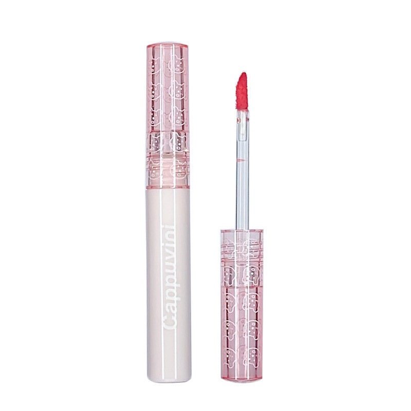 Bộ Son Bóng Cappuvini Dưỡng Ẩm Chống Nước Hình Gấu Dễ Thương