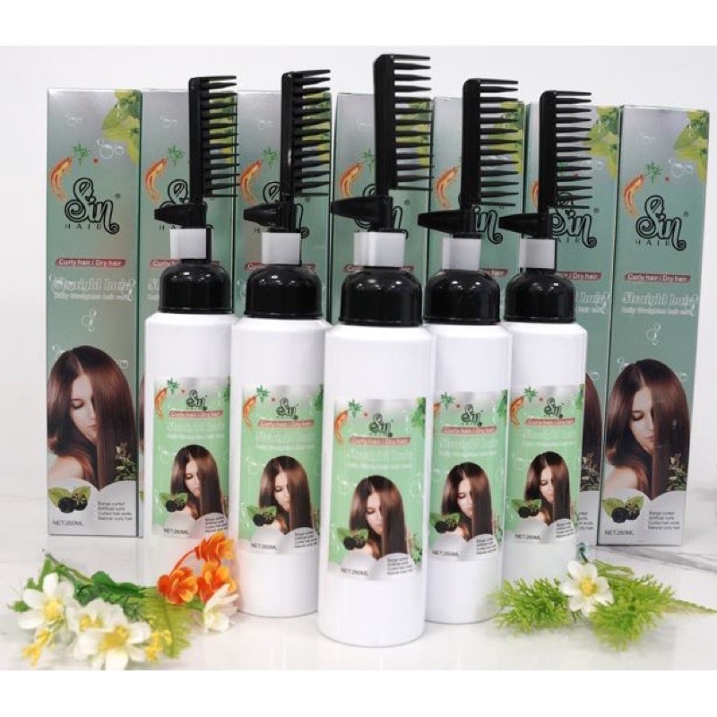 Dầu Gội Duỗi Tóc Sin Hair Chính Hãng 260ml Tóc Thẳng Tại Nhà Sau 15phut