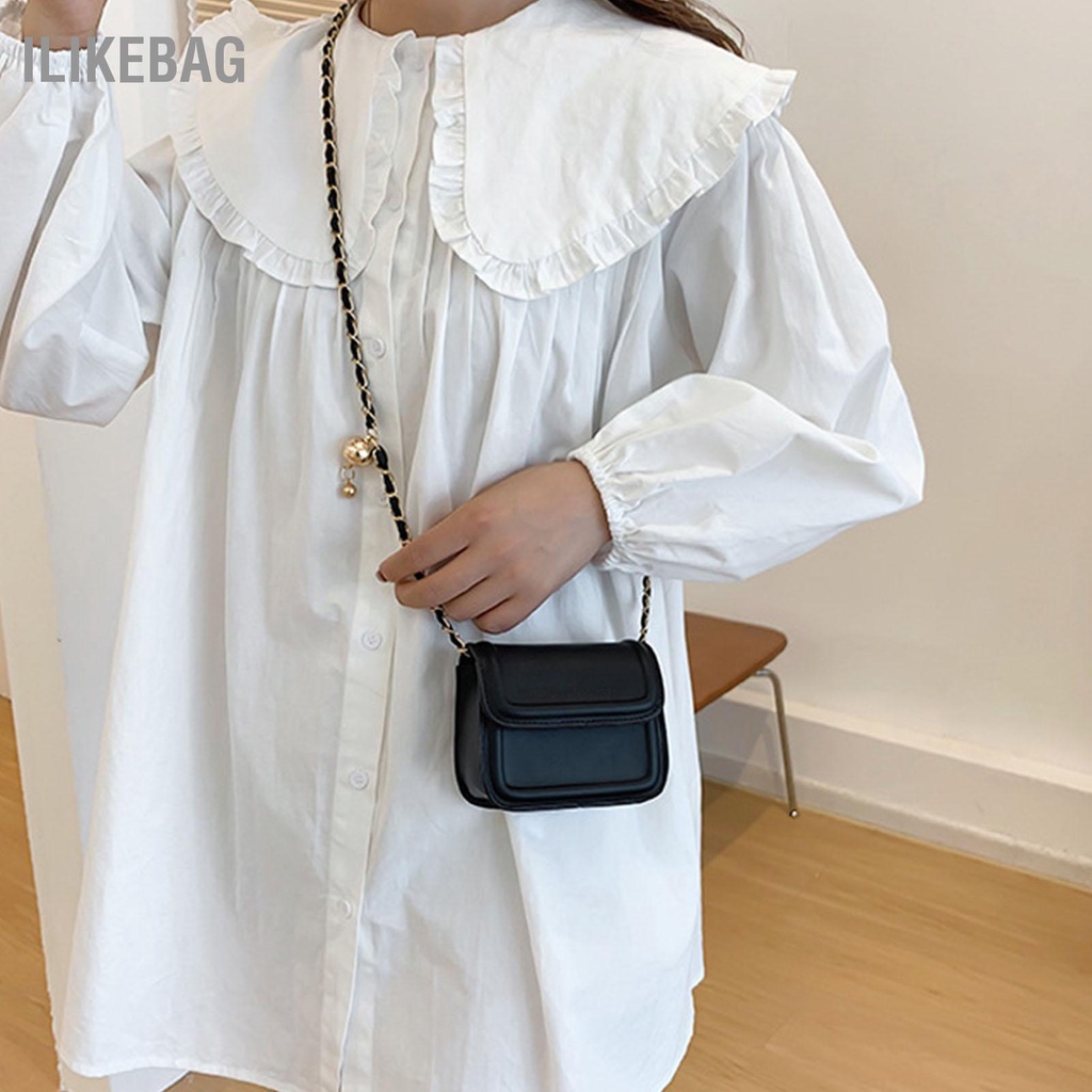 Ilikebag Túi Đeo Vai Nữ Thời Trang Mùa Hè Chuỗi PU Đơn Giản Cho Bữa Tiệc Mua Sắm Hàng Ngày