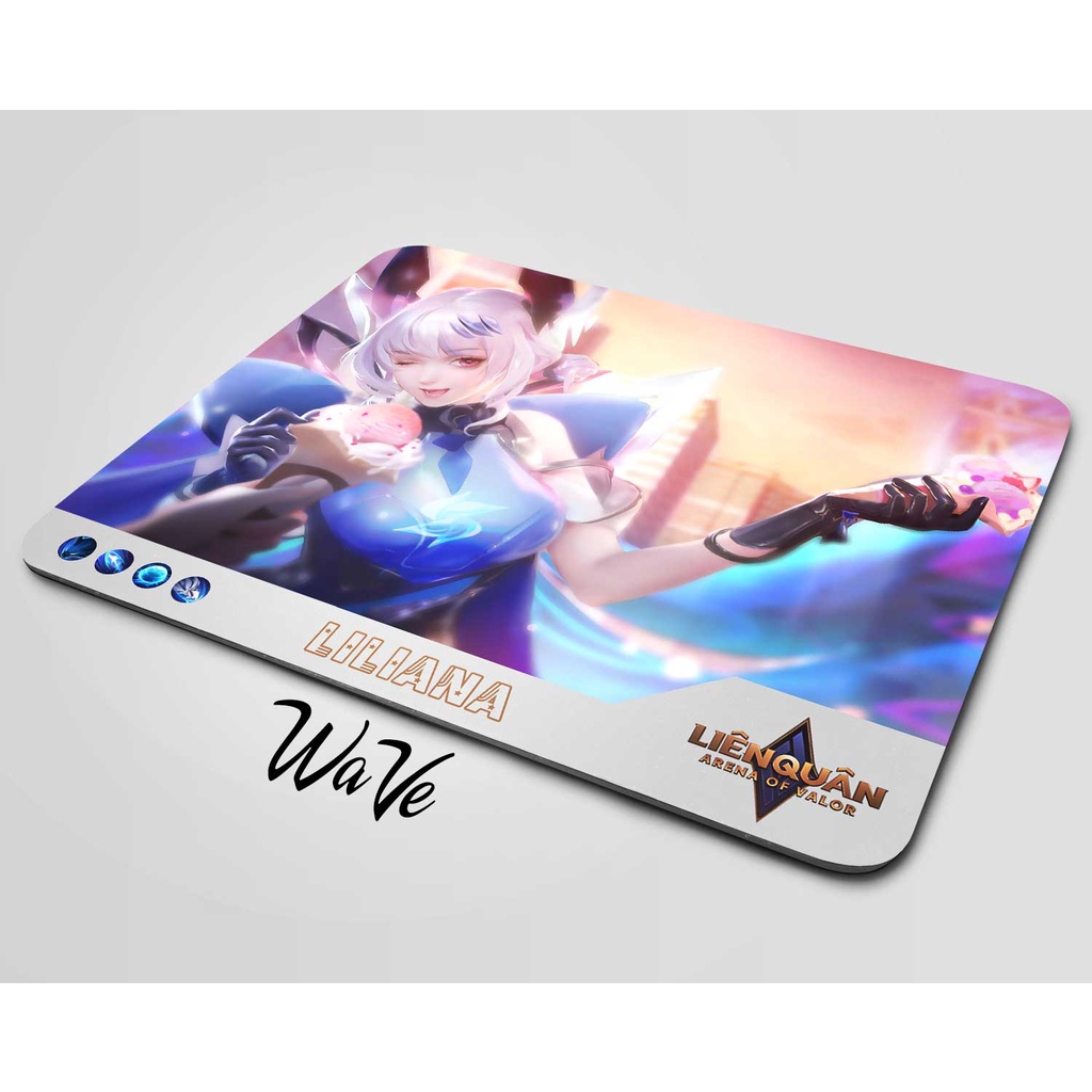 Lót chuột cỡ lớn, bàn di chuột, mouse pad mẫu Liliana Liên quân Mobile