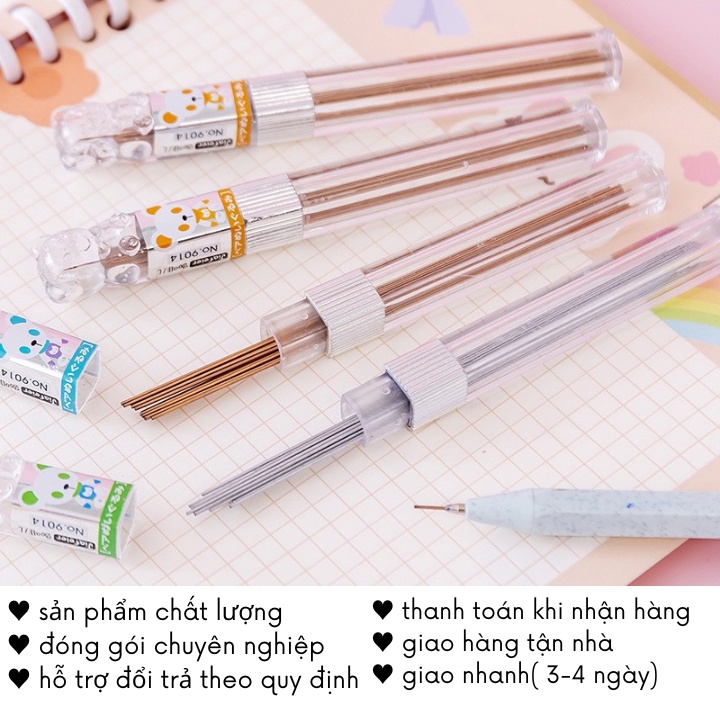 Ngòi Bút Chì 0.5 Kim 0.7 Nhiều Màu Cute Hình Chuột Timo VPK11