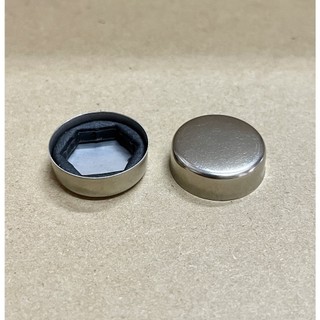 Nắp chụp inox 304 chân cho đầu vít trụ cầu thang kính, trụ lan can kính