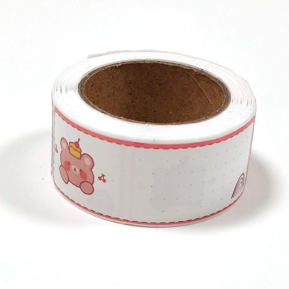 Nhãn Dán Nhắc Nhở Thức Ăn Tự Dính In Chữ LLOYD Dễ Thương Cho Bé