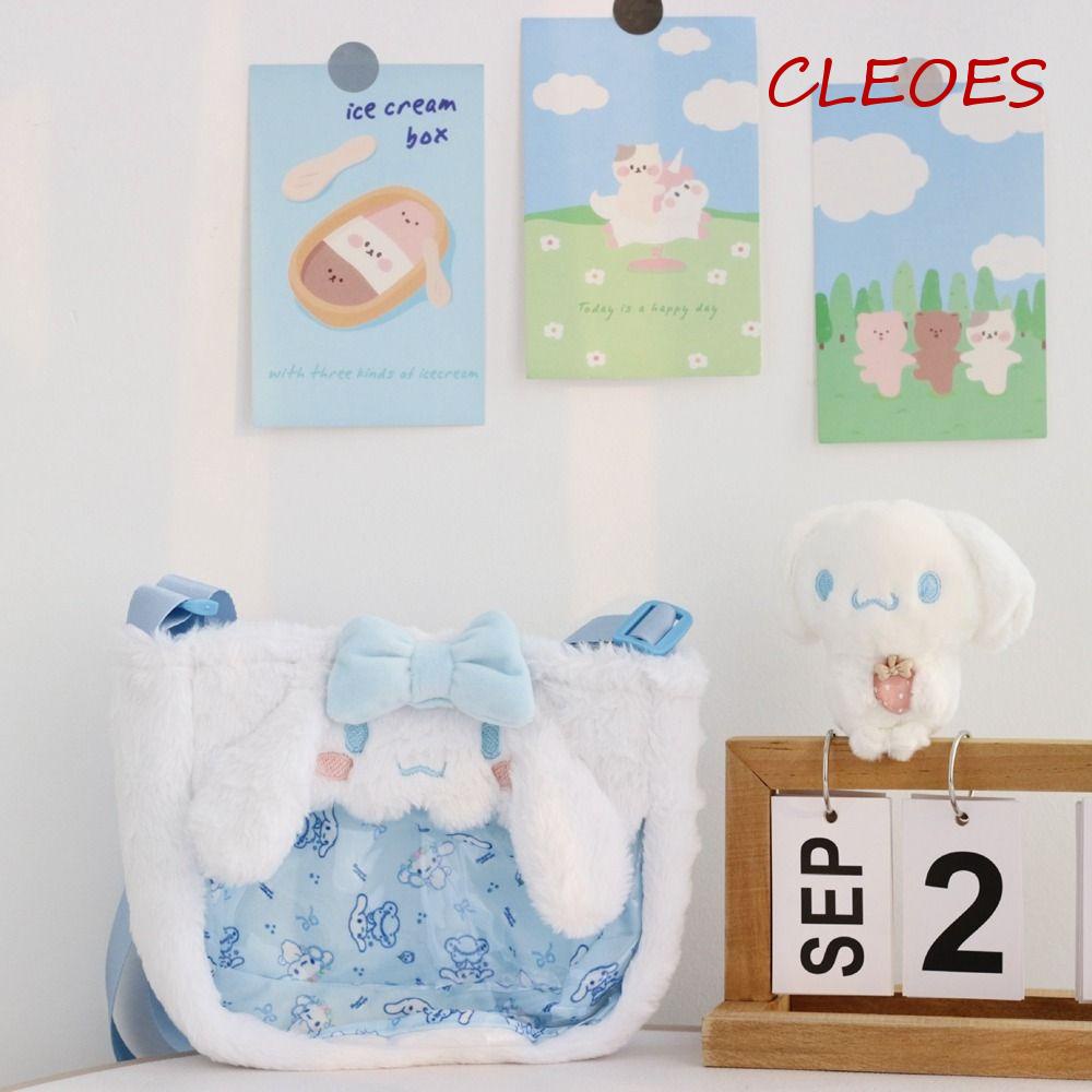 Túi Đựng Điện Thoại / Chìa Khóa / Tiền Xu Bằng PVC Trong Suốt Hình Búp Bê Kuromi Melody Nhồi Bông Dễ Thương