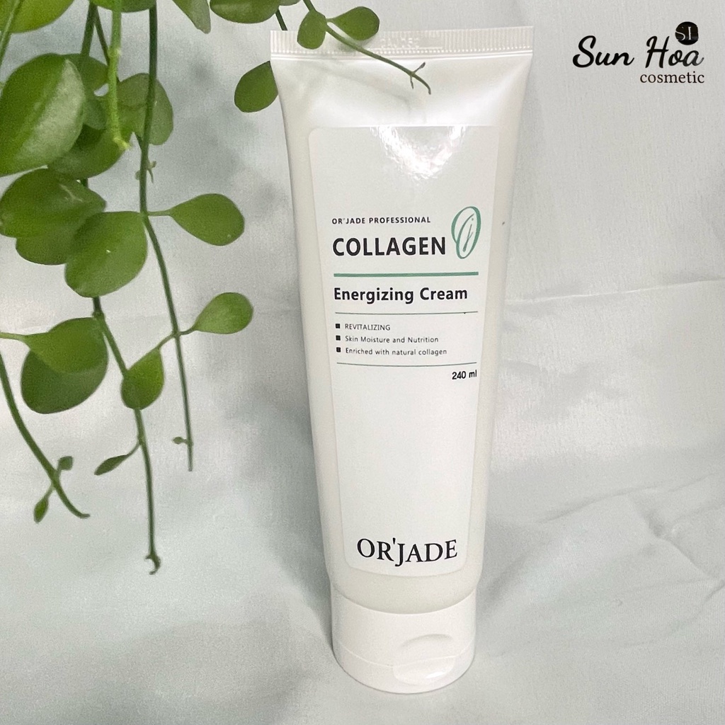 Kem Bổ Sung Collagen Sáng Trắng, Săn Chắc Da OR’JADE Collagen Energizing Cream (240ml)