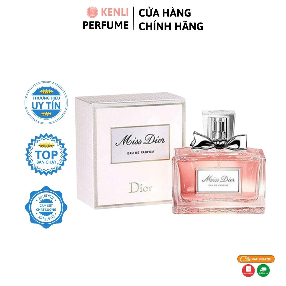 Nước Hoa Nữ Miss Dior Eau De Parfum Mini Phong Cách Sang Trọng, Nữ Tính, Dịu Dàng Dung Tích 10ml - Kenli