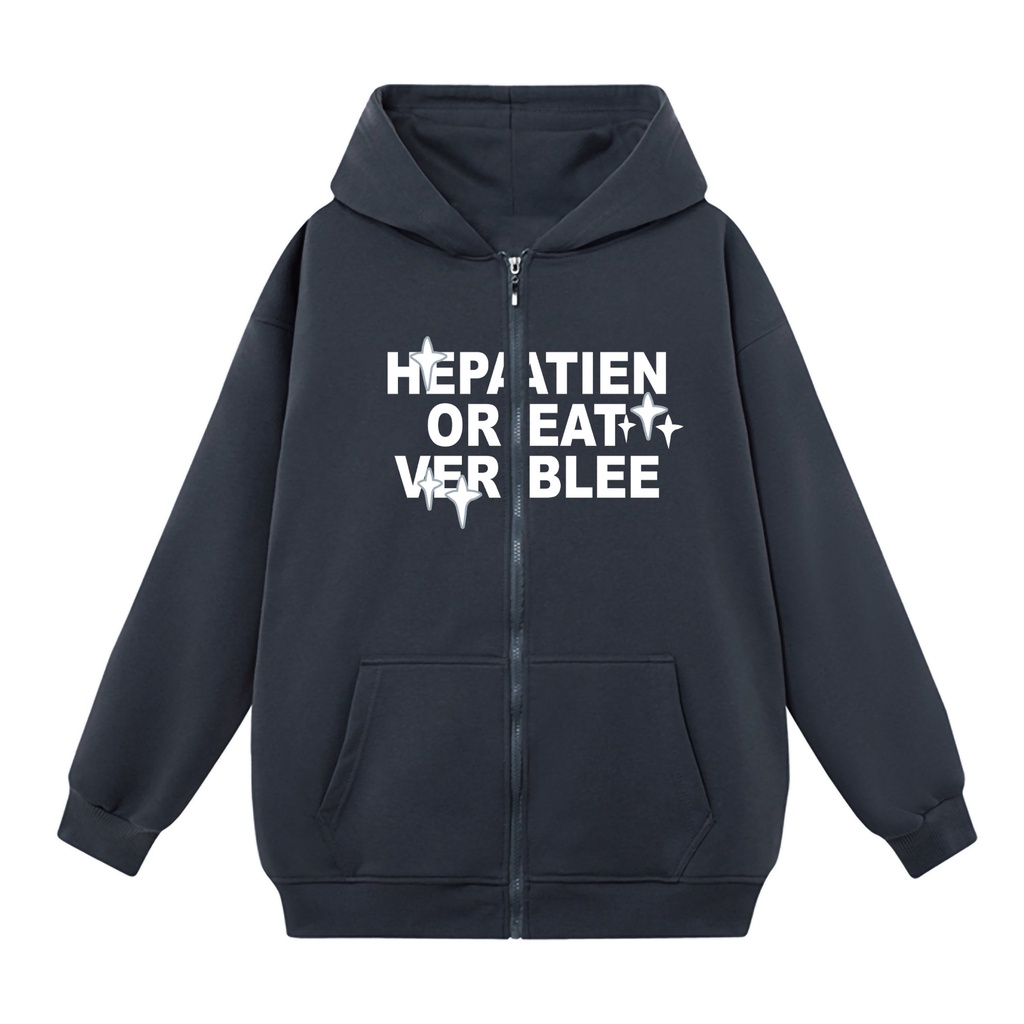 Áo khoác Hoodie Zip SAM CLO nam nữ có mũ khóa kéo chất tay dài thu đông form rộng ZIP VERBLEE