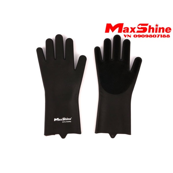 Bao tay chà rửa xe cao su 1130001B Maxshine