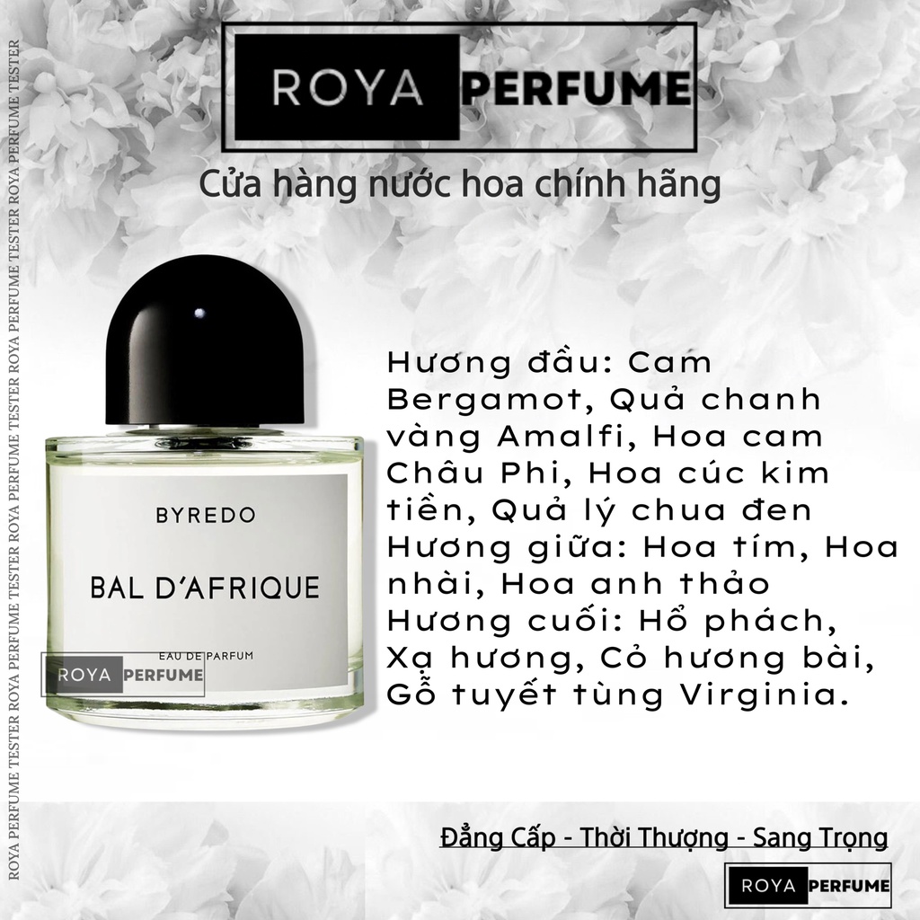 -𝑹𝑶𝑱𝑨- Nước hoa Byredo Bal D’Afrique EDP -𝑹𝑶𝑱𝑨-