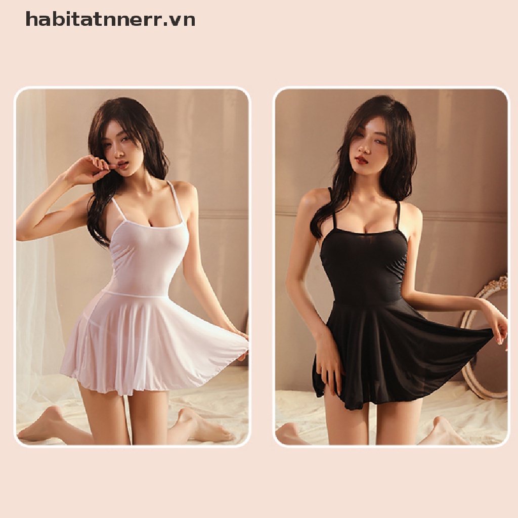 Đầm Ngủ Babydoll Hai Dây Hở Đáy Gợi Cảm Cho Nữ | BigBuy360 - bigbuy360.vn