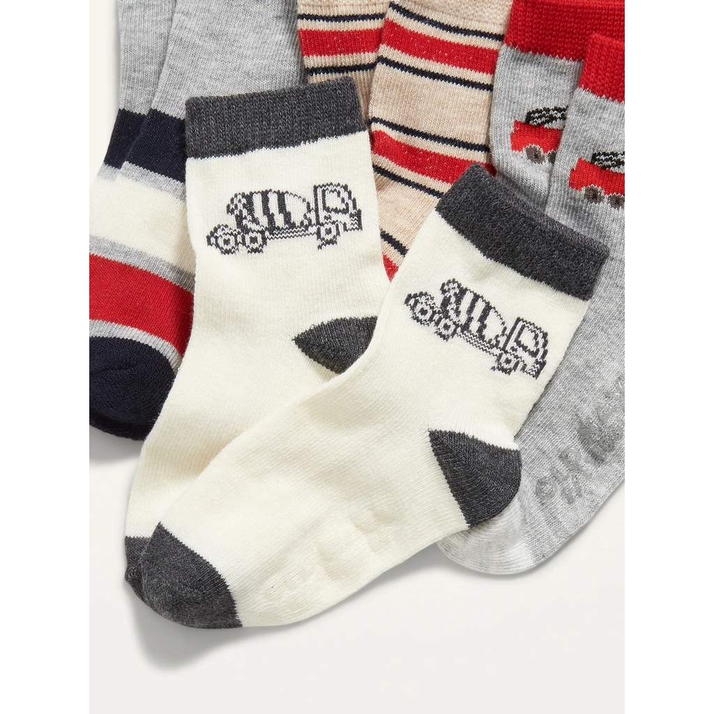 Set 6 đôi tất Old Navy có silicon chống trượt_hàng chính hãng US