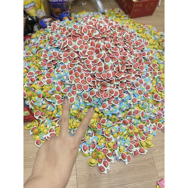 500gam kẹo dẻo trái cây mix vị 3D