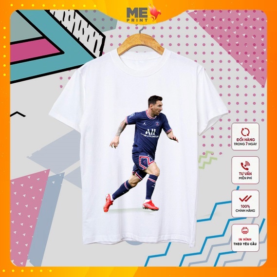 Áo messi, áo thun in hình cầu thủ bóng đá mới nhất 2022 tại PrintME Việt Nam