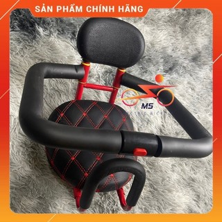 Ghế em bé xe đạp điện - có trục nối bắt cổ tròn - hàng cao cấp có bọc đệm sẵn