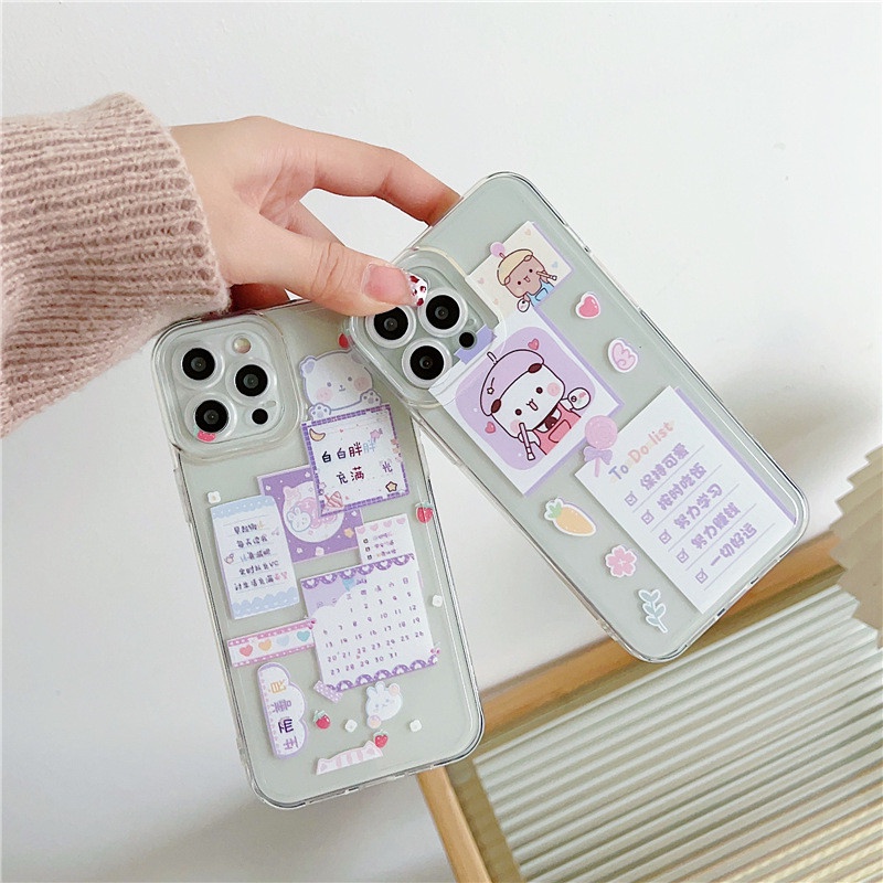 Ốp Điện Thoại Mềm Trong Suốt Hình Dễ Thương Cho Redmi A1 4G 10A 10C 10 9 9A 9i 9C Note 11 11s 10 9 9S Pro 4G 12 13 Pro Max 2022