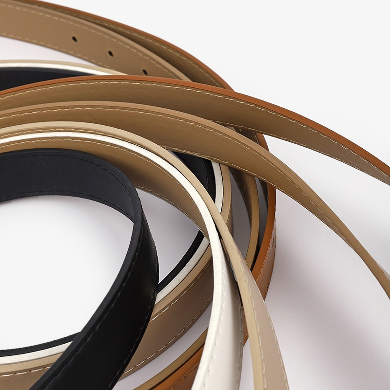 Thắt Lưng Da PU Khóa Hình Trái Tim Kim Loại Phong Cách Harajuku Thời Trang Mùa Hè Cho Nữ