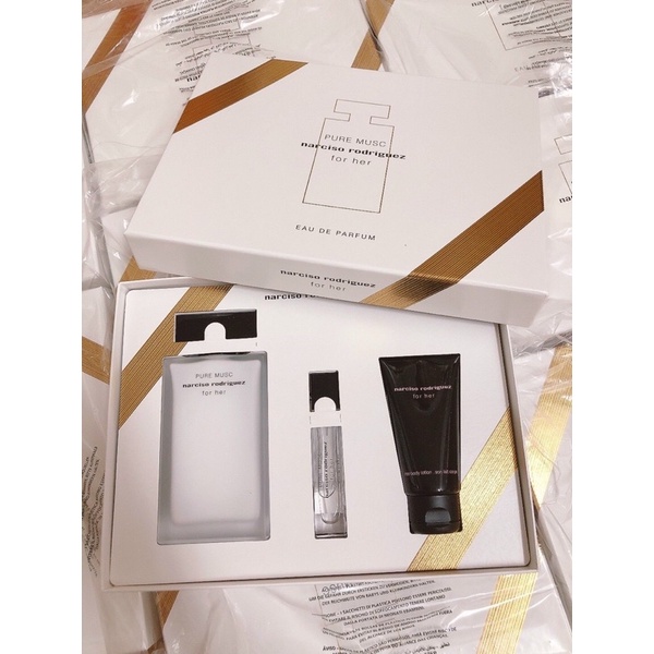 Set Nước Hoa Narciso Rodriguez PURE MUSC For Her EDP 100ml