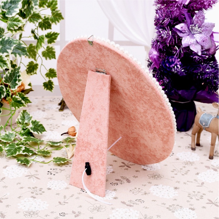 Giá treo hoa tai nhung sang chảnh hình bầu dục