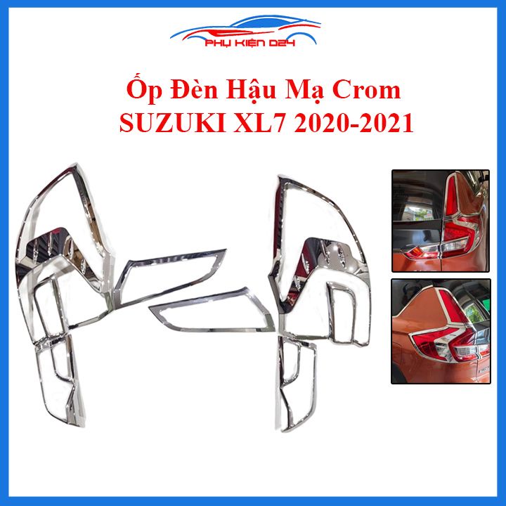 Ốp đèn hậu suzuki XL7 mạ crom 2020-2021