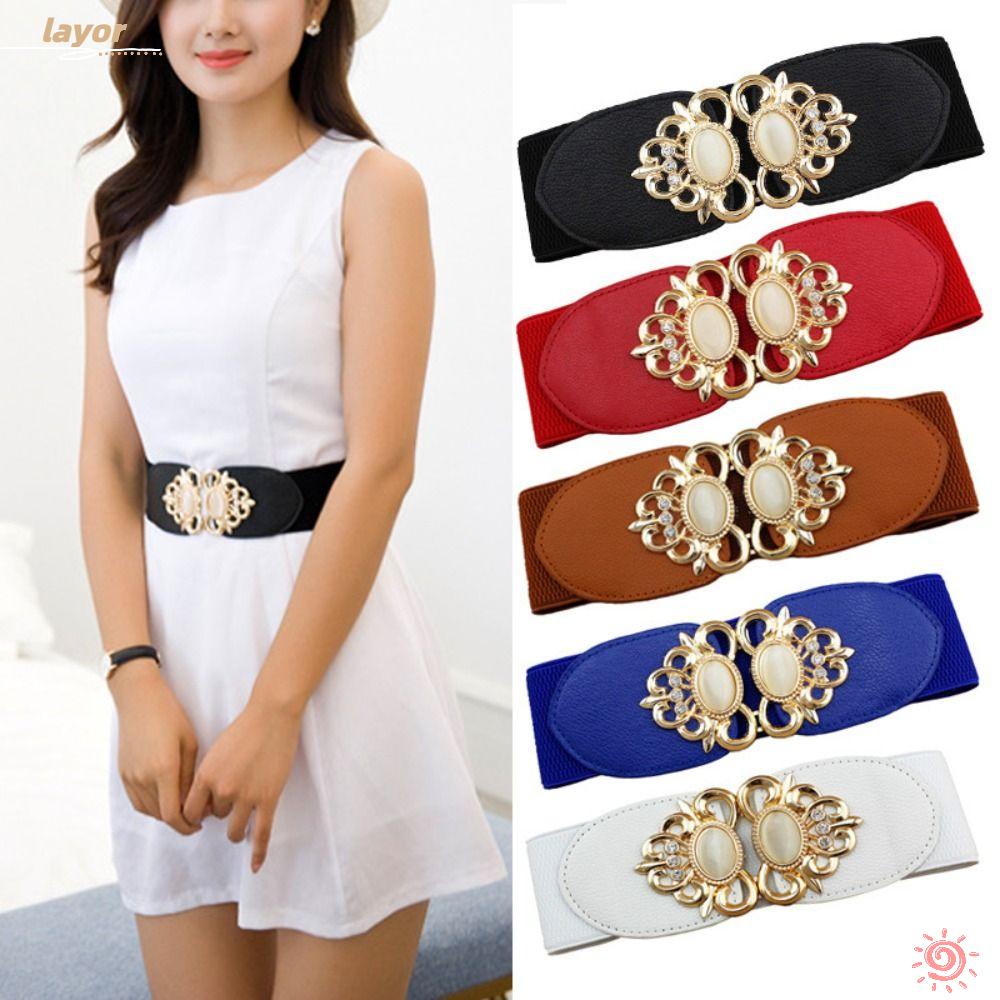 Thắt Lưng Bản Rộng Co Giãn Thời Trang