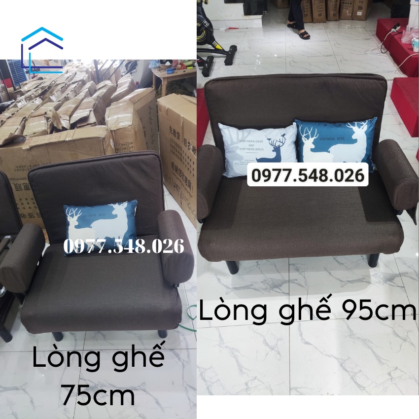 Ghế Sofa Giường Gấp Gọn Đa Năng 100cm x 1m9 Chắc Chắn, Sofa Giường Gấp Hapo Nghỉ Trưa Phù Hợp Nhà Chung Cư Diện Tích Hẹp | BigBuy360 - bigbuy360.vn