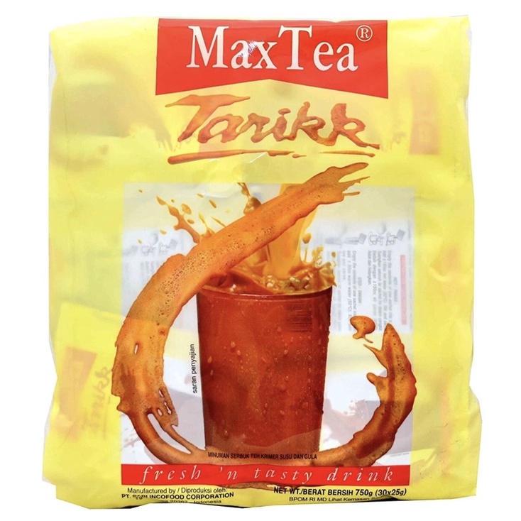 Trà sữa Indonesia Max Tea túi lớn 30 gói