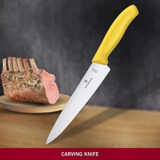 (CHÍNH HÃNG) DAO THÁI VICTORINOX 19-22CM ( RĂNG CƯA CHỈ CÓ ĐEN)