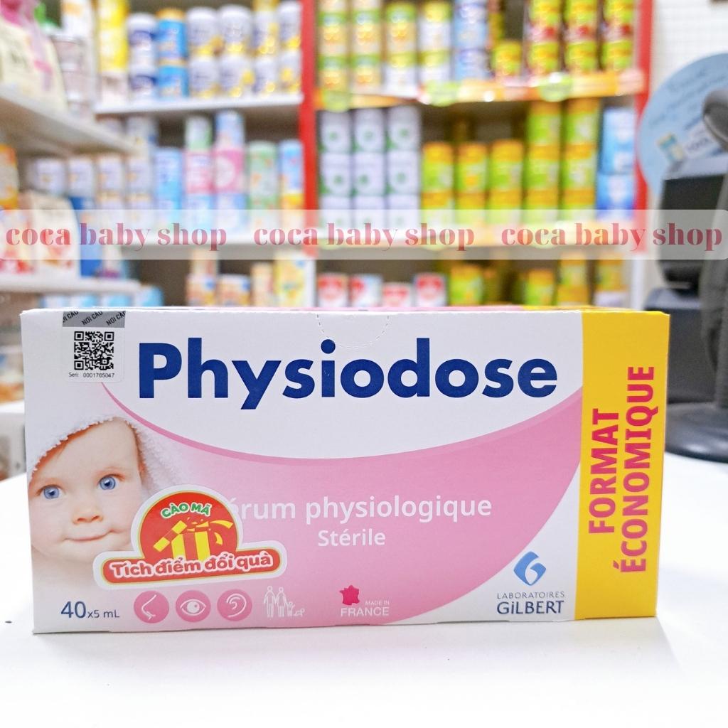 Nước Muối Sinh Lý Gifrer Fysoline - Physiodose Pháp Tép Hồng Cho Bé Từ Sơ Sinh⚡FREE SHIP⚡