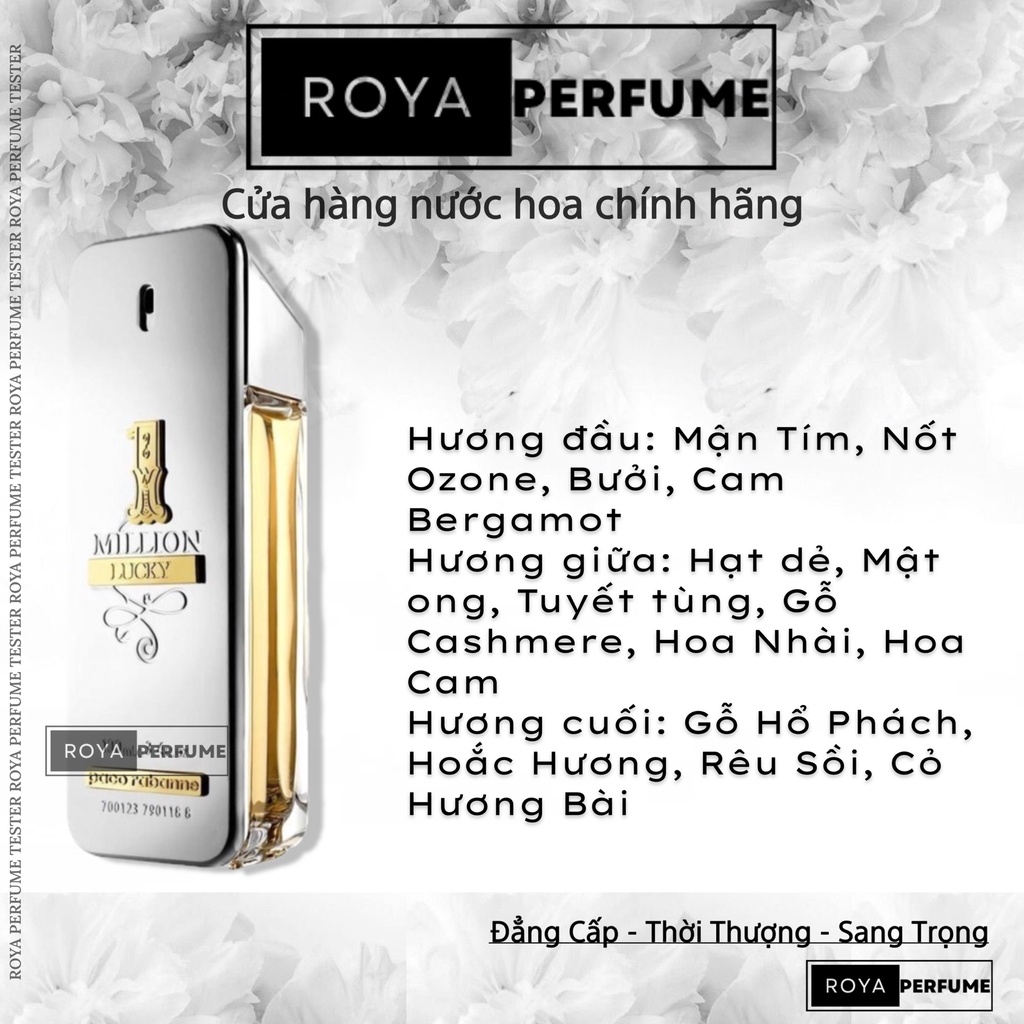 -𝑹𝑶𝑱𝑨- Nước Hoa Paco Rabanne 1 Million Lucky -𝑹𝑶𝑱𝑨-