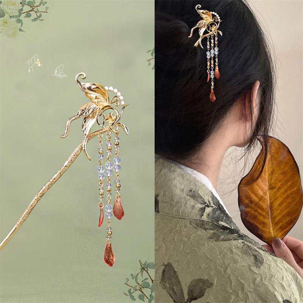 Que Chải Tóc Kiểu Sườn Xám Trung Hoa Cổ Điển