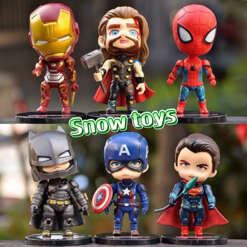 Mô hình Avengers DC Marvel Thor Captain America Black Panther Black Widow Batman Hulk Loki Thanos Doctor Strange Iron