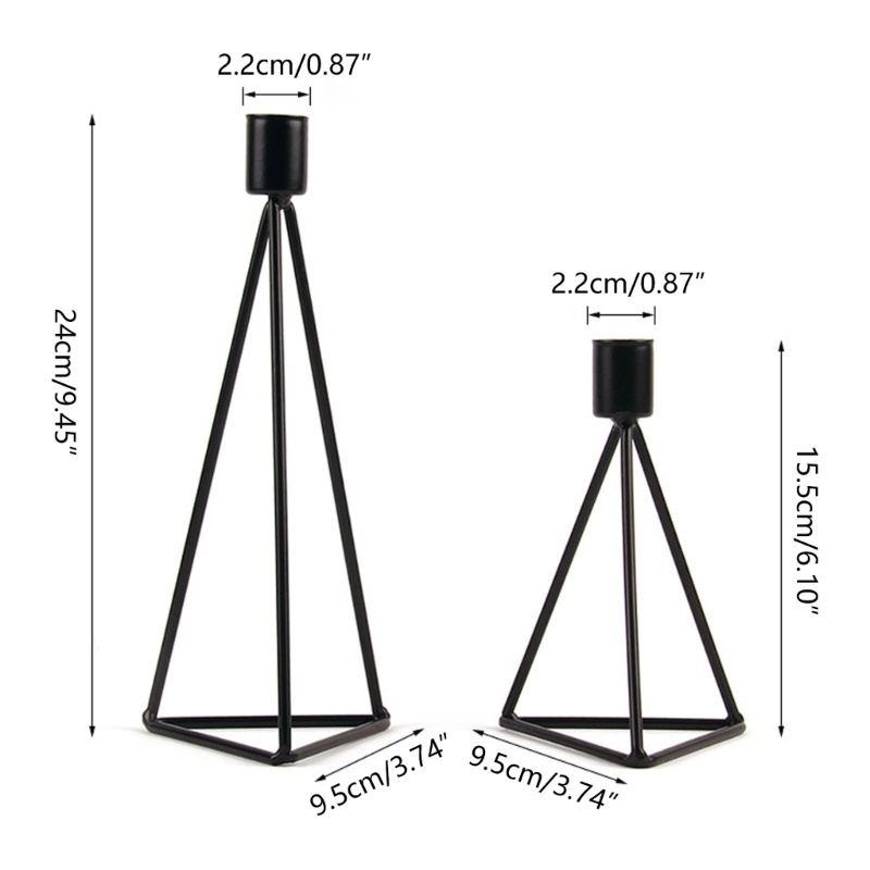Giá Đỡ Nến Bằng Kim Loại Sang Trọng Trang Trí Tiệc Cưới / Quán Bar