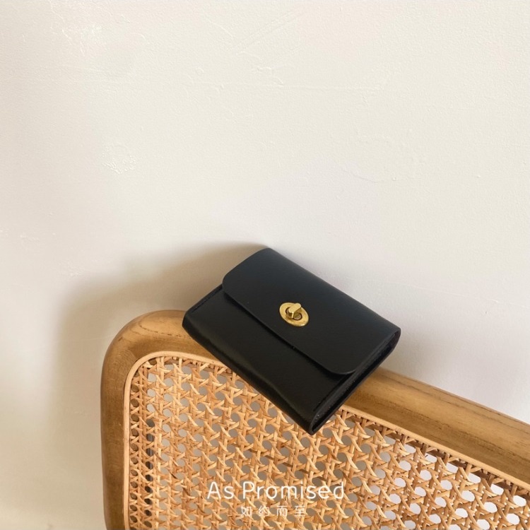 Ví da nữ lót nhung basic cầm tay dạng túi mini Dari 28S-D