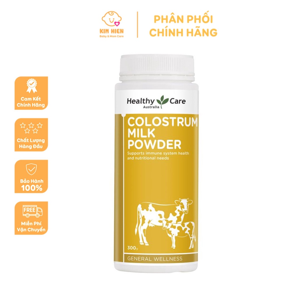 Healthy Care Colostrum Milk Powder 300g của Úc (sữa bò non)