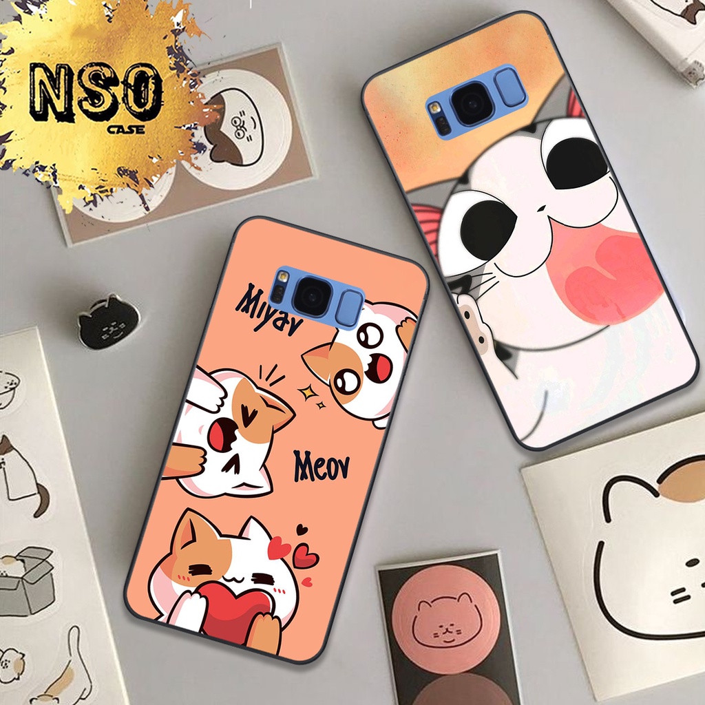 Ốp Samsung S8 - S8 PLUS in hình họa tiết Mèo Cute Đáng Yêu Đẹp Hot Trend 2023