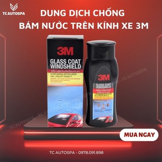 Chai chống bám nước trên kính xe 3m glass coat windshield 200ml/nano phủ kính/ nano kính