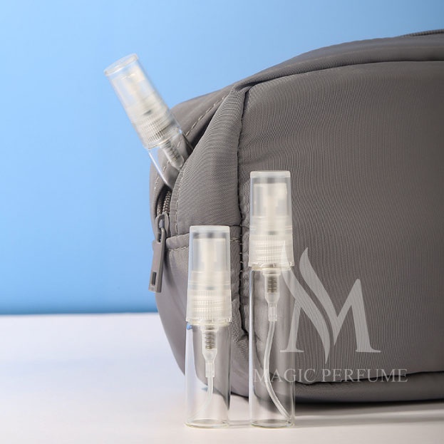 Combo 100 chai lọ đựng nước hoa thủy tinh 2ml , 3ml, 5ml tròn nắp trong dạng xịt phun sương