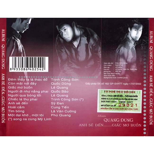 bộ 7 đĩa cd quang dũng 1